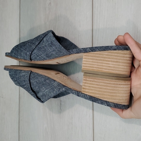 NEW Eileen Fisher Ruche Women Comfort Slide Heels Sandals shoes sz 9 - Picture 8 of 11